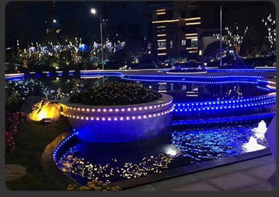 Dışarıda Programlanabilir 50MM LED Nokta Işık Kaynağı Süt Kapaklı 24V Rgb LED Pixel Işık