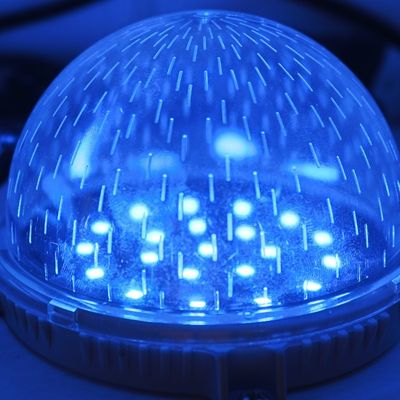 12* SMD3535 kırmızı yeşil mavi dmx512 80mm nokta ışık kaynağı dış mekan dekoratif piksel ışığı