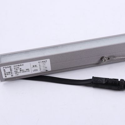 Dekorasyon için çift açılı lensli 12W yüksek parlaklıklı LED duvar yıkayıcı IP66 su geçirmez