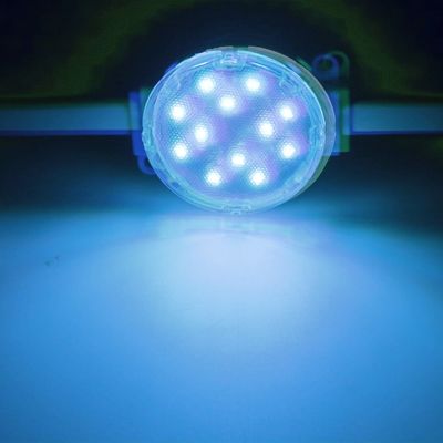 Büyük çaplı 50mm Çoklu ampul Su geçirmez LED Nokta Işıklandırması Fasad için DMX512 Yüksek Parlaklık