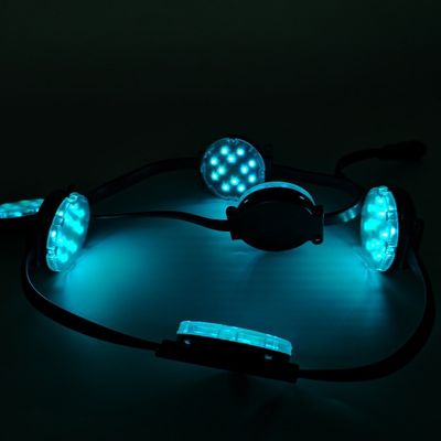50mm Multi-Bulb Su geçirmez LED Nokta Işıklandırma Fasad için DMX512 Yüksek Parlaklık