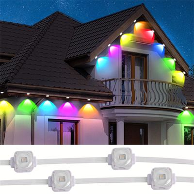 LED Nokta Işık Kaynağı Piksel Işık Dışarısı Noel Yüksek Parlaklık 24V Renk IP67