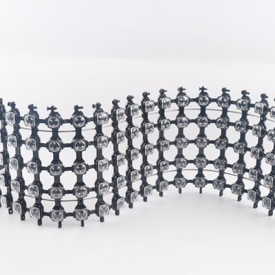 IP67 Grade Full Color LED Mesh Curtain For Outdoor Advertising With DMX512 Control