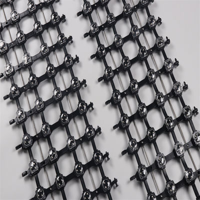 DMX512 Kontrol LED Mesh Perde Ekranı, 160 derecelik ışın açısı ve SMD3535*3 LED