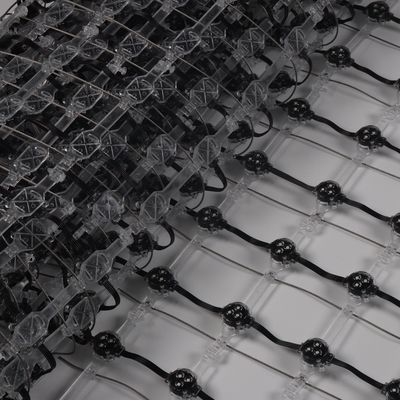 Dış Reklam Yumuşak Esnek Şeffaf LED Mesh Ekranı Novastar Sistem Kontrol