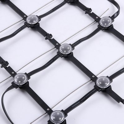 100mm Piksel Pitch Tam Renkli Esnek LED Mesh Ekranı Asılı Kurulum ve Dış Reklam