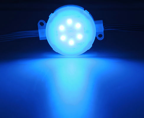 SMD5050 1.5W RGB LED Piksel Noktası Işık Dış Işıklandırma 50mm Bina Evi IP67 Su geçirmez 24V