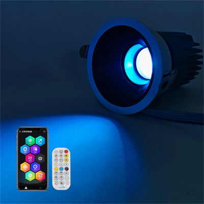 Beyaz / Siyah Konutlarda Serin Festivallı Atmosferi için 24V RGBW LED Spotlight