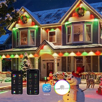 Akıllı LED Kalıcı Açık Hava Tatil Noel Wifi RGB Led Eaves Light Dışarıda Pixel Point Light