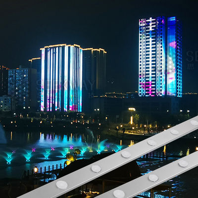 Yüksek Parlaklıklı Landşaft Işıklama Dışarıdaki 1.5W RGB Noel 24V Alüminyum Kanal Profili 50mm IP67 Su geçirmez