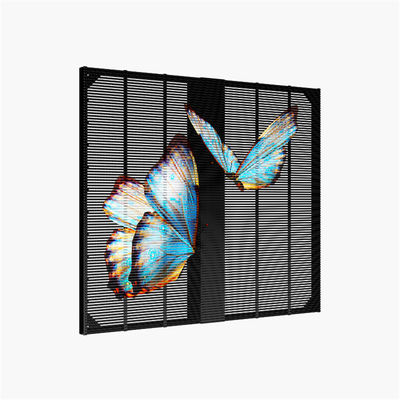 P3.91*7.8 Şeffaf Ekran Yüksek Parlaklık Piksel Tam Renkli HD LED Ekran Panel Ekranı