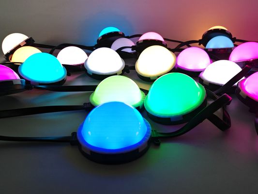 Yüksek Parlaklık RGB 50mm LED Nokta Işık Kaynağı Kolay Kurulum Adreslenebilir Tasarım Sahne Bina Cepheleri Manzara Işığı
