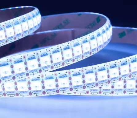 Sıcak Beyaz LED Şerit Işık SMD 2835 Işık Şeritleri DC 24V 10mm 12mm PCB Işık Dekoru