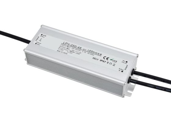 IP67 Waterproof Input 230VAC Switching Power Supply Output 12V/24V/48V 250W LED Power Supply