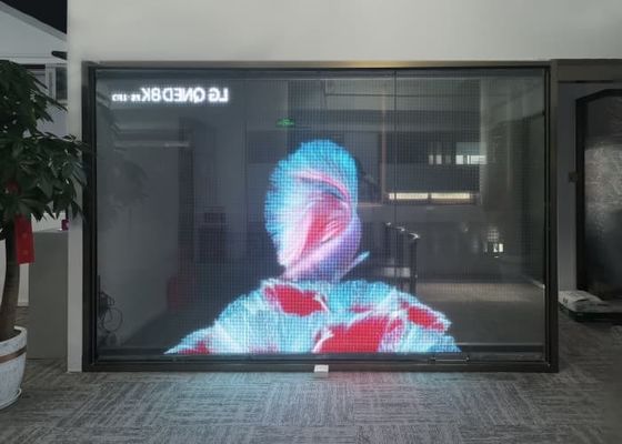 High Definition P5 LED Transparent Film Screen RGB DC5V for Indoor Video Wall With Easy Installation