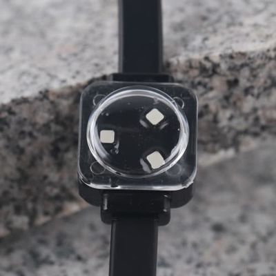 Waterproof IP67 RGBW LED Point Light with Aluminum Profile and PC Lamp Body for High Brightness Outdoor Decoration