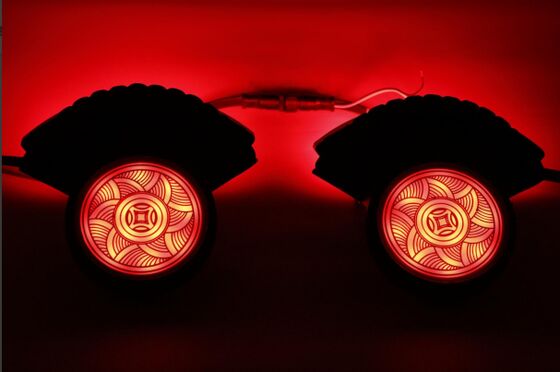 Fabrika Doğrudan Satış Yüksek Kaliteli Fuar Alanı Işıkları 50mm DC24V IP67 RGBW LED Nokta Işıkları Eğlence Parkı LED Işıklar