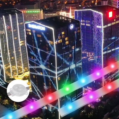 Doğrudan Pazarlama 30mm Su geçirmez IP67 Adres edilebilir RGB Alüminyum Profili Kalıcı Dışarısı Noel Işıkları