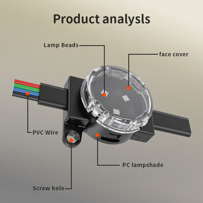 Sıcak Ürün LED Akıllı RGBW Renkli Nokta Işık Kaynağı Su Geçirmez Saçak Lambaları Mobil Telefon UYGULAMA Ses Kontrolü IP67