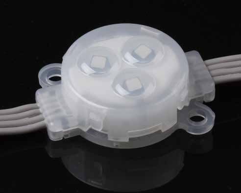 Fabrika Fiyatı Dış Mekan RGB Led Nokta Işık Tam Renkli 30mm DC12V IP67 Su Geçirmez Led Piksel Işıklar