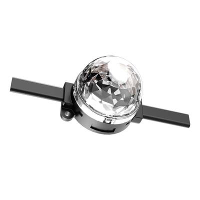 LED Nokta Işık Kaynağı Dış Mekan IP67 12V 1W Uzun Mesafe Su Geçirmez 40mm Piksel RGB