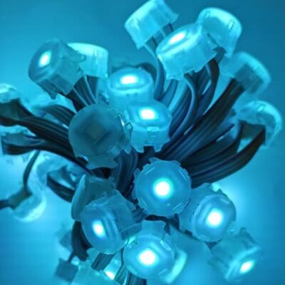 IP67 Su Geçirmez 20mm DC12V SMD5050 LED Nokta Işık Esnek PC Malzeme Aydınlatma