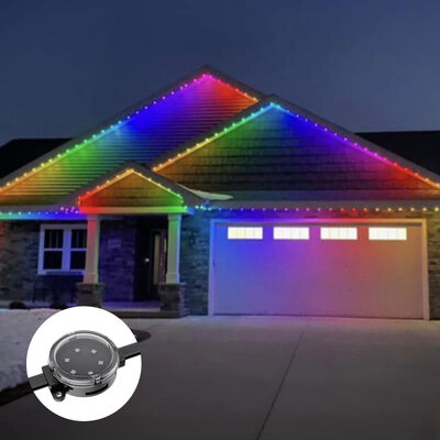 40mm DMX512 Adres edilebilir IP67 Su geçirmez LED Nokta Piksel Işık Mimarlık Işıklandırması için