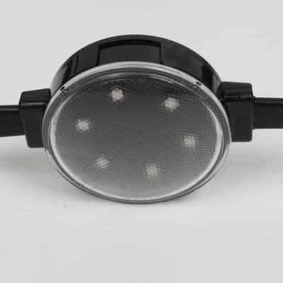IP67 Açık 40mm 2W RGBW LED Nokta Işık Kaynağı 48V DMX Kontrolü ile Otel Cephesi Eave Dekorasyonu