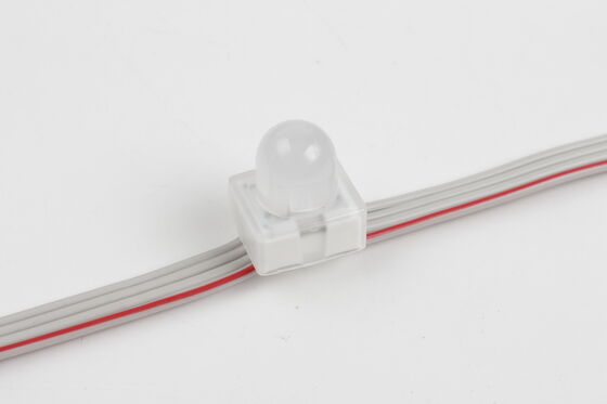 12 mm RGB SMD5050 LED Nokta Işığı IP67 DC5V 160 ışın açısı olan delik açısı demir piksel ışığı