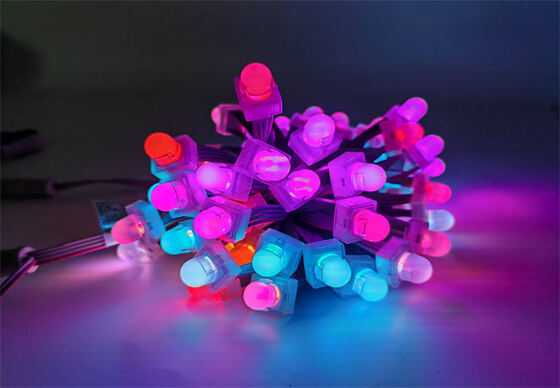 DC12V 0.4W RGBW 4-in-1 LED Pixel Light with DMX512 Control and IP67 Waterproof for Amusement Parks