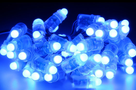 Su geçirmez IP67 12v 9mm 0.2W Rgb Led Dize Işıkları