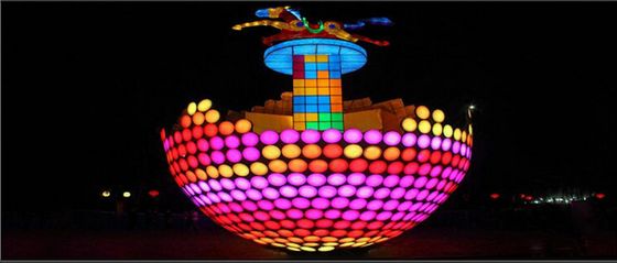 10cm Led Point Light IP67 DMX RGB 5050 Building Decorate Landscape Light Led Pixel Light