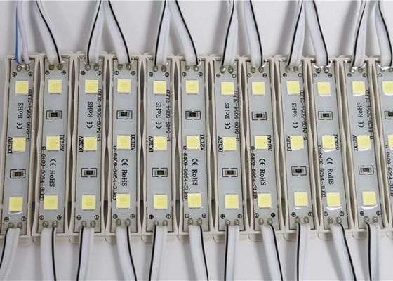 5054 LED Modül Yüksek Parlaklık 12V 3led Su Geçirmez IP65 Işık Kutusu İçin LED Reklam İşareti