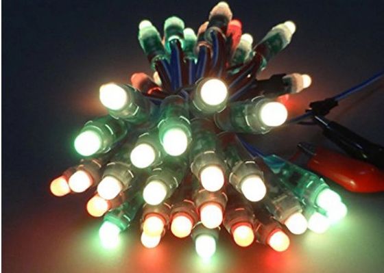 Mucize Fasulye 12mm 0.3W RGB WS2811 1903 Dijital Piksel DC5V Noel Dekorasyonu İçin Led Piksel Işık
