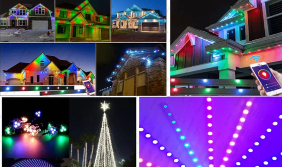 2904 RGBW Led Nokta Işık IP67 Dış Mekan Suya Dayanıklı 1903 RGB LED Işık Dizisi