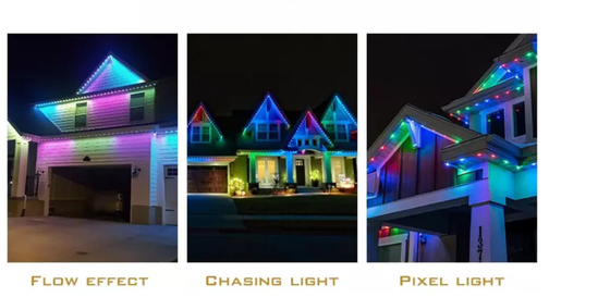 Kalıcı Tatil Işığı WS2811 2904 Ic Noel Işıkları Eğlence Parkı 30mm Piksel Rgb RGBW Led Nokta Işığı