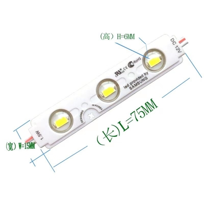 Yüksek Güç 12v 3 LED Modulo 1.5w Su geçirmez 2835 Dışarıda Yüksek Parlaklıklı Enjeksiyon Kanalı Mektup Arkaplanı Mini Işıklar LED Modüller